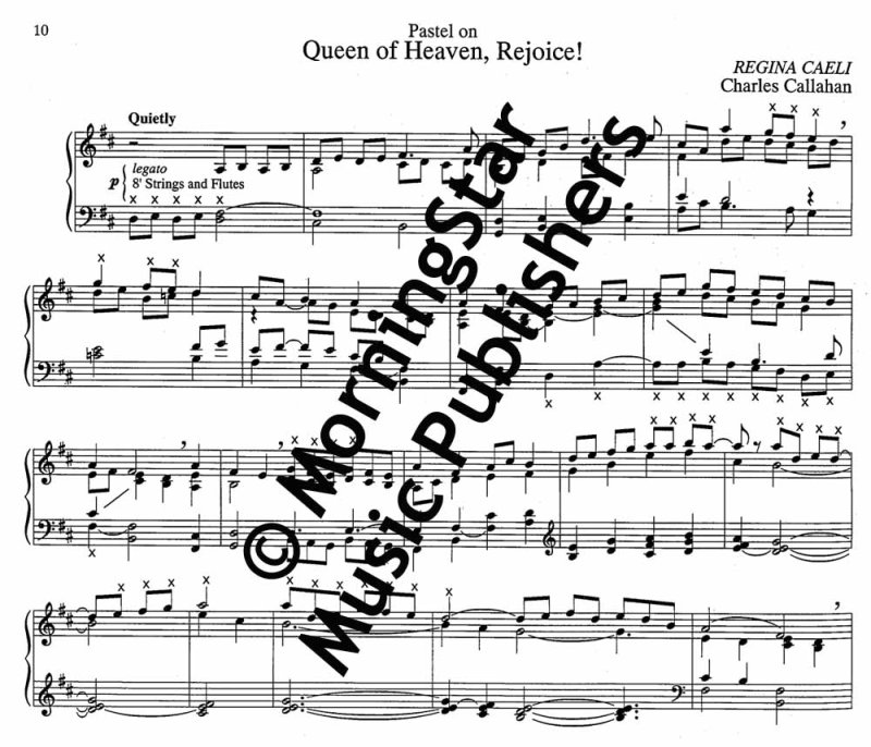 Notenbeispiel Easter Music